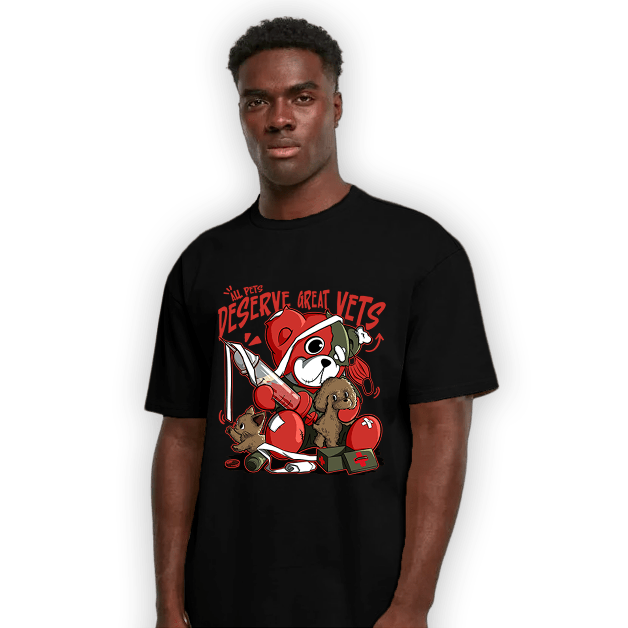 Dunk Low Mystic Red T Shirt Match Veterinary BER - NastyJamz
