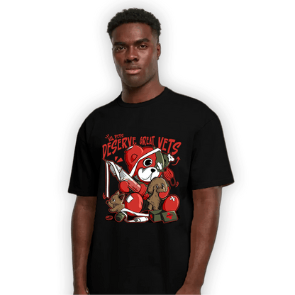Dunk Low Mystic Red T Shirt Match Veterinary BER - NastyJamz