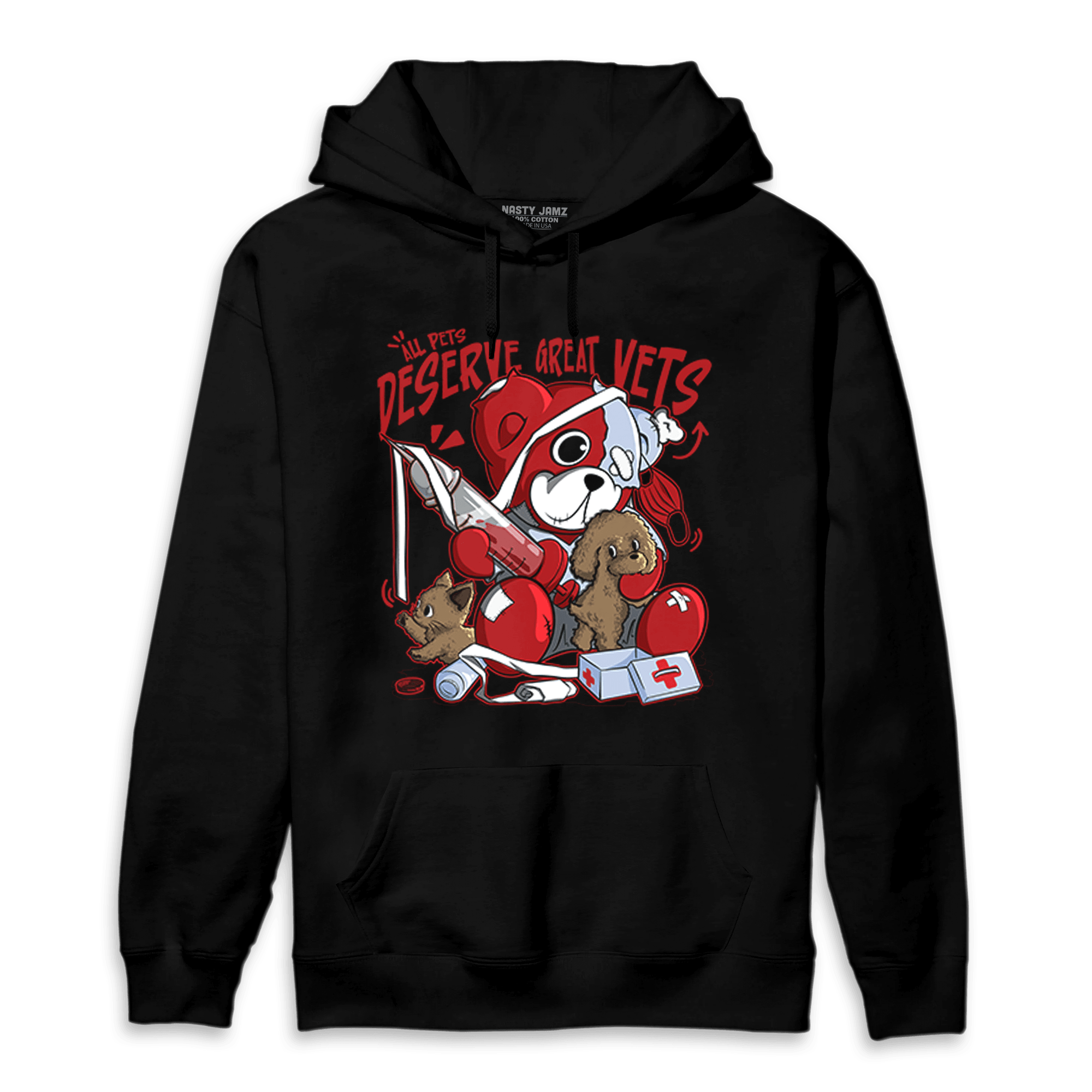 Cherry 11s Hoodie Match Veterinary BER - NastyJamz