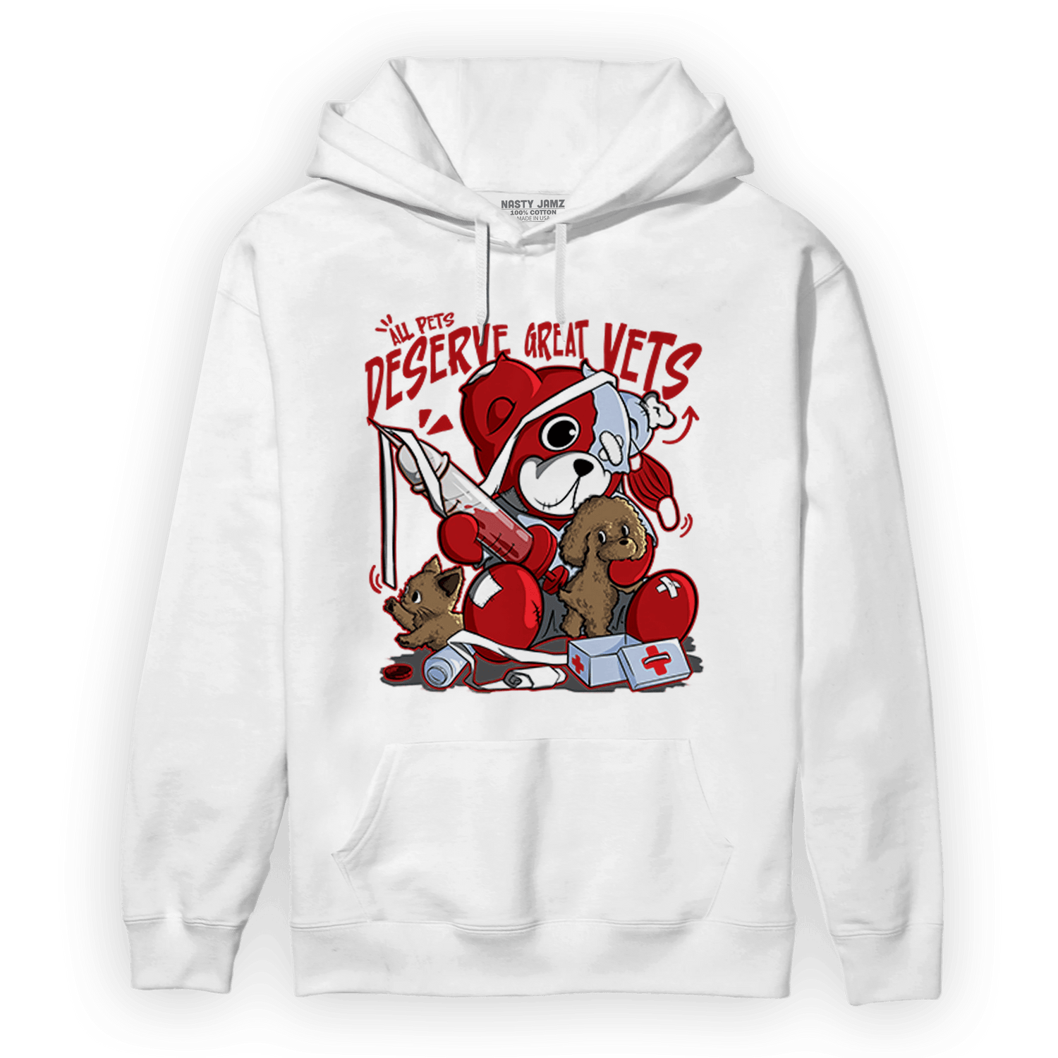 Cherry 11s Hoodie Match Veterinary BER - NastyJamz