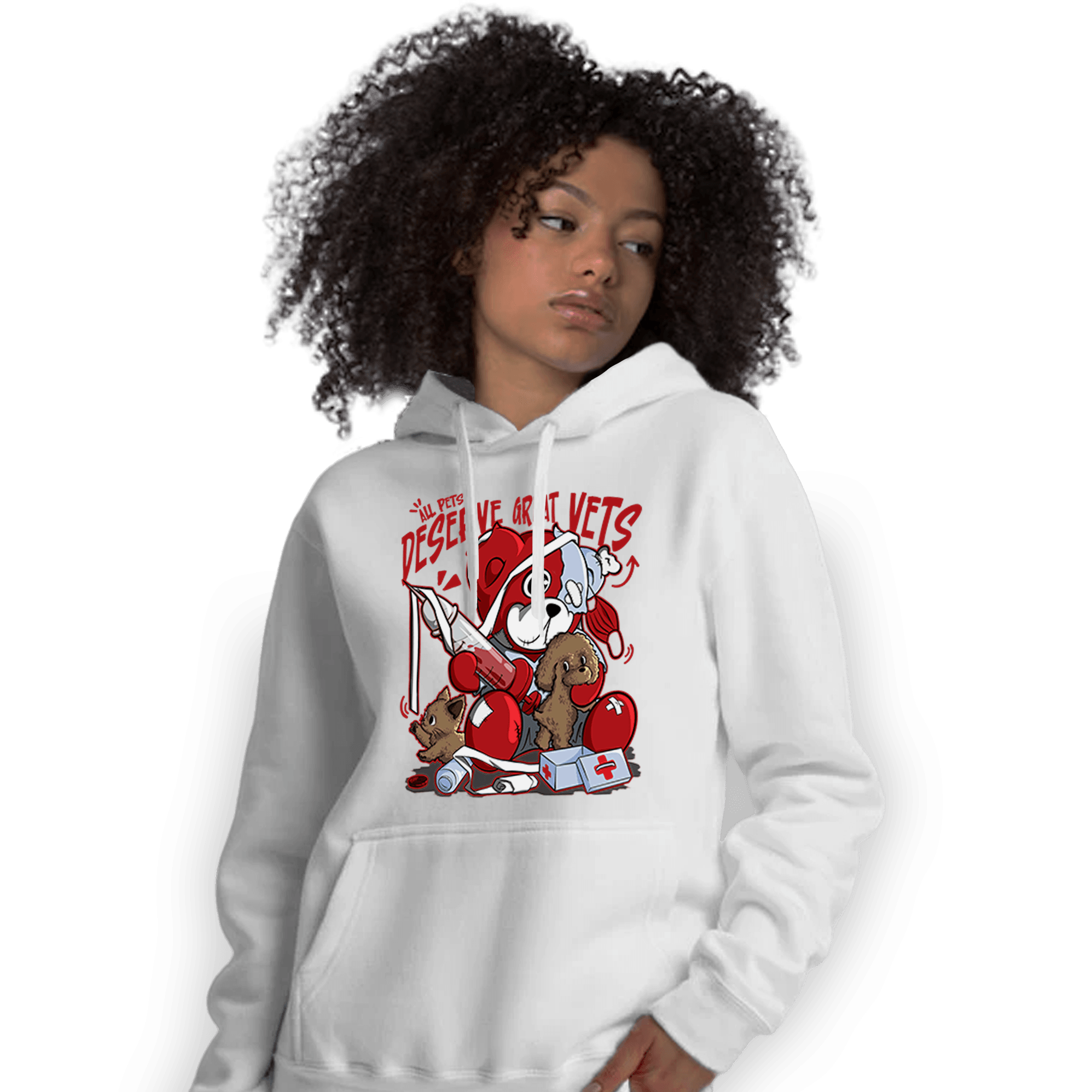 Cherry 11s Hoodie Match Veterinary BER - NastyJamz