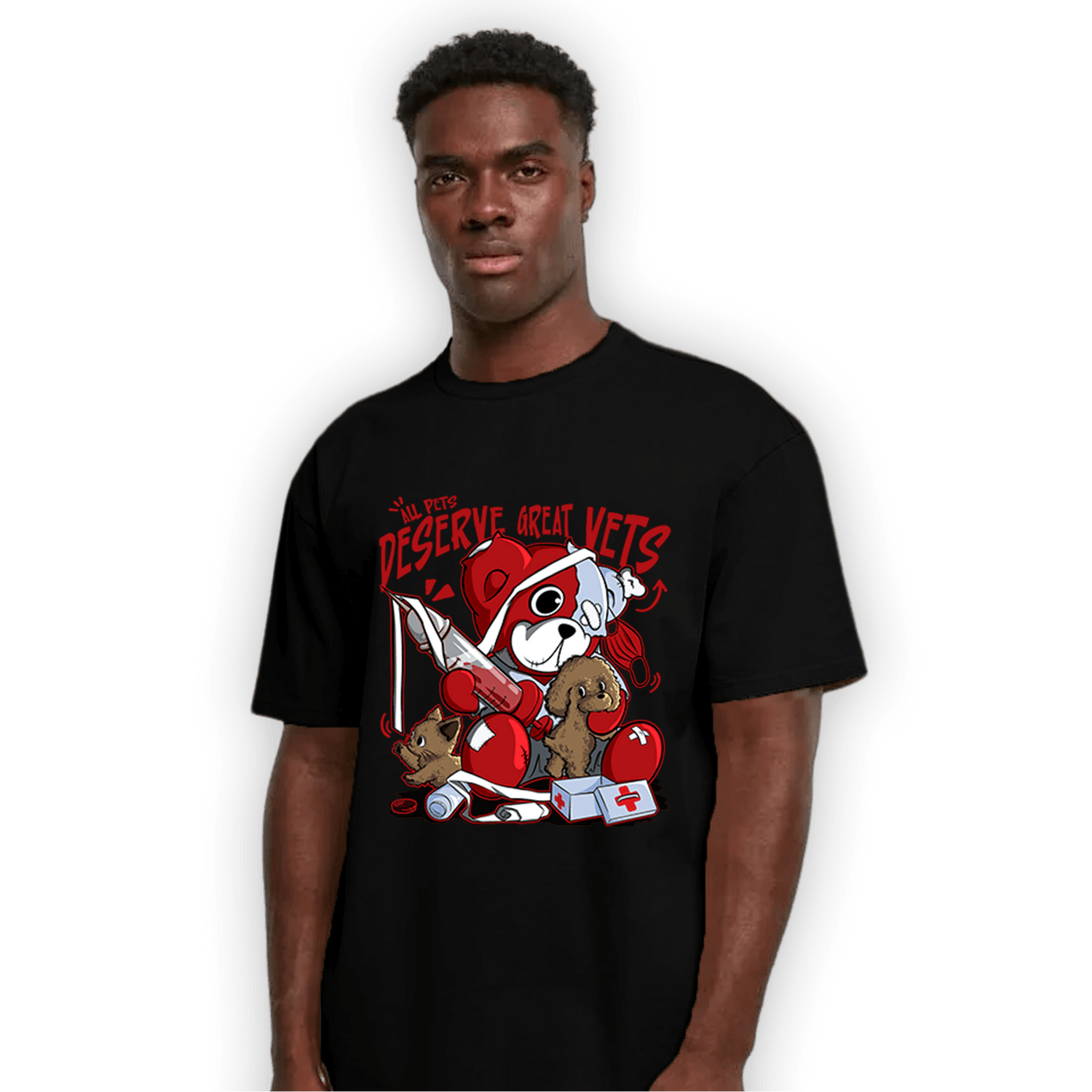 Cherry 11s T Shirt Match Veterinary BER - NastyJamz