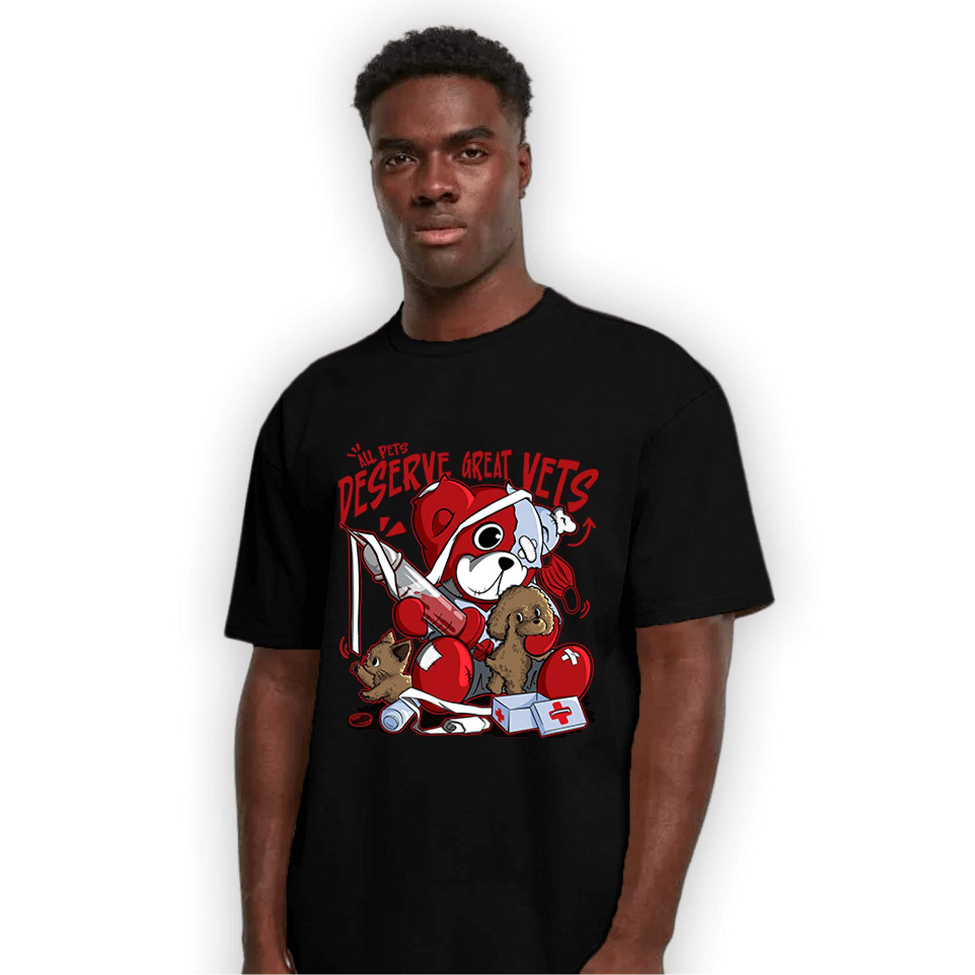 Cherry 11s T Shirt Match Veterinary BER - NastyJamz