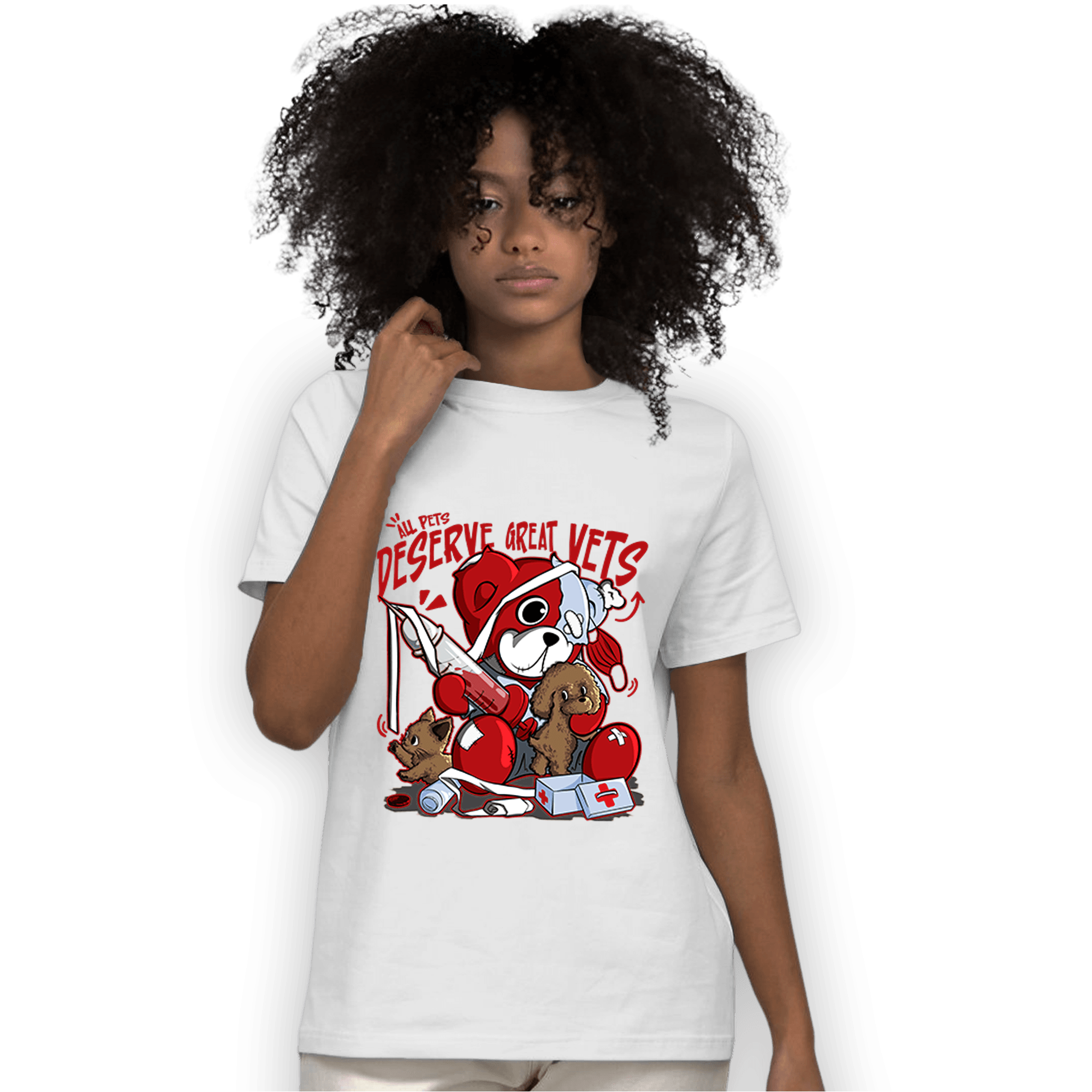 Cherry 11s T Shirt Match Veterinary BER - NastyJamz