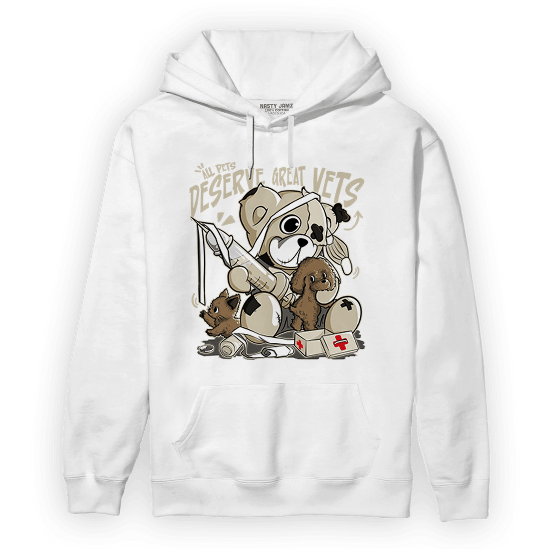 Gratitude 11s Hoodie Match Veterinary BER - NastyJamz