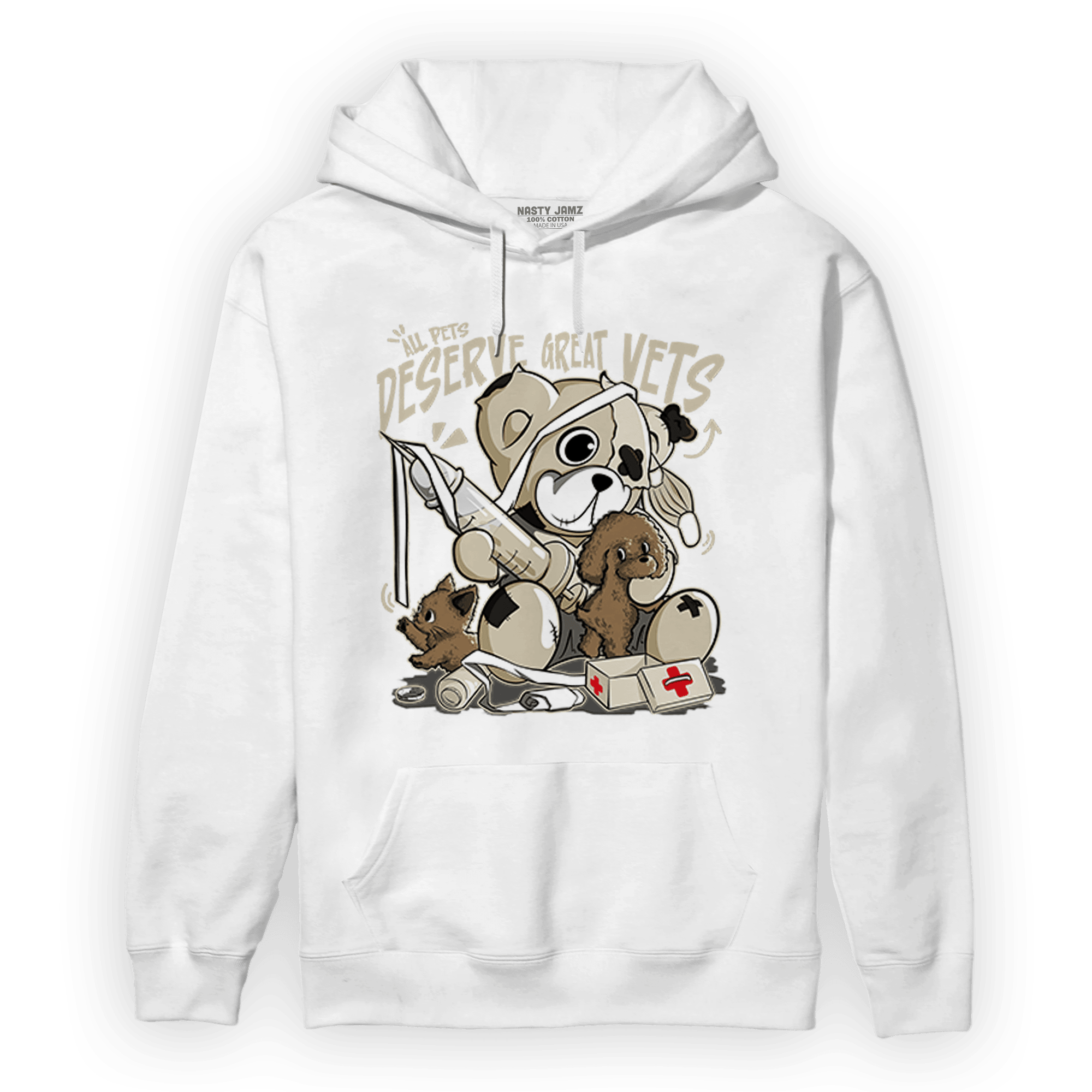 Gratitude 11s Hoodie Match Veterinary BER - NastyJamz