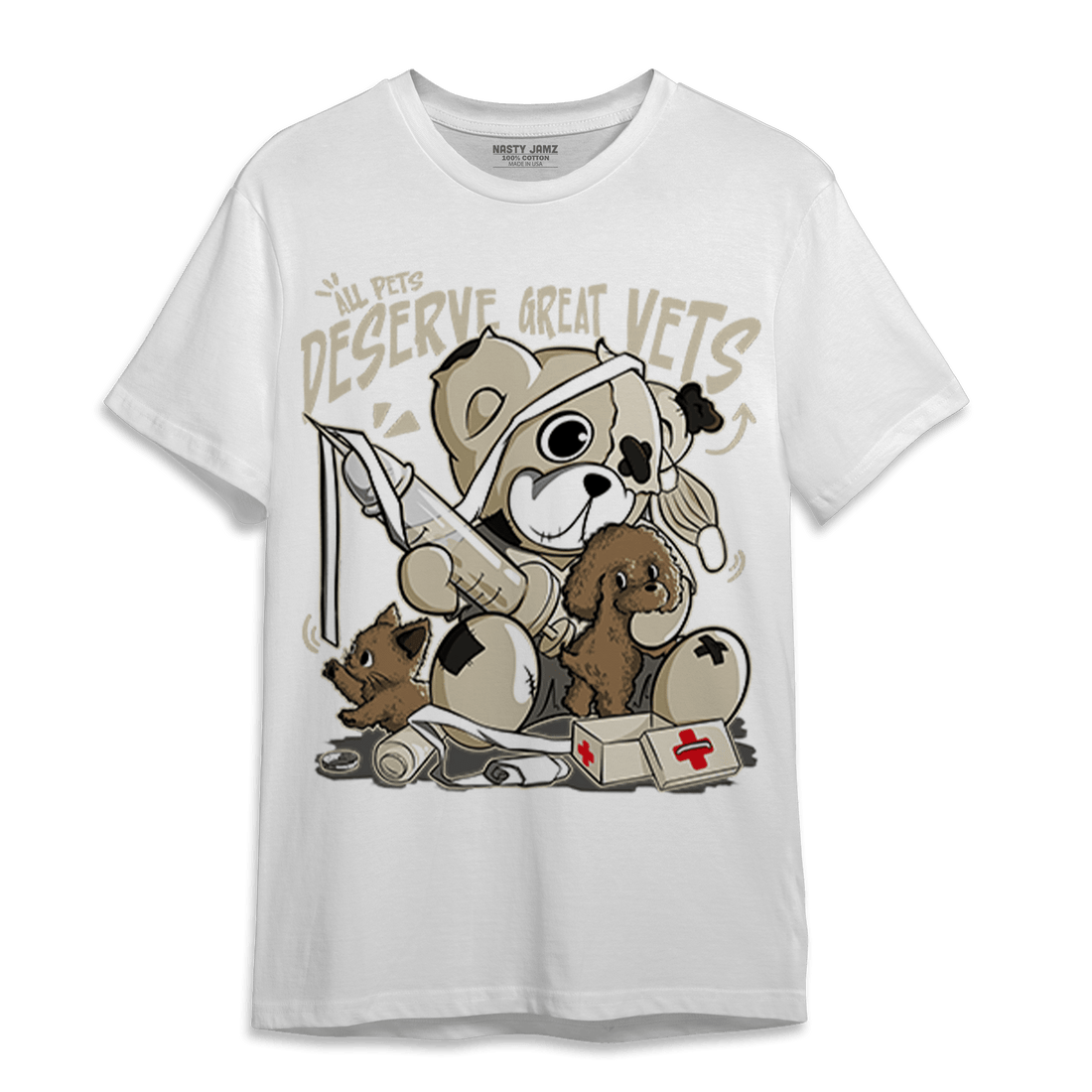 Gratitude 11s T Shirt Match Veterinary BER - NastyJamz