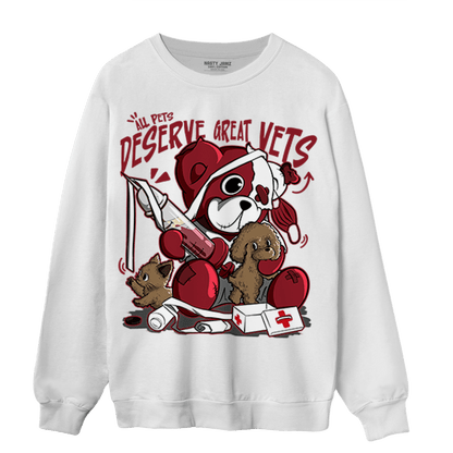 Cherry 12s Sweatshirt Match Veterinary BER - NastyJamz