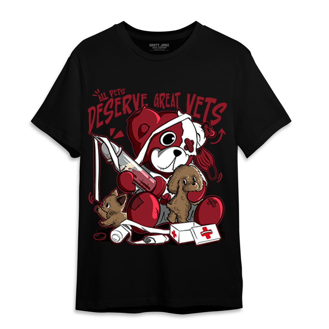 Cherry 12s T Shirt Match Veterinary BER - NastyJamz