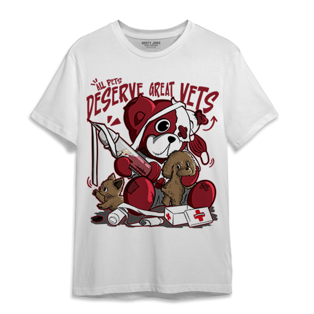 Cherry 12s T Shirt Match Veterinary BER - NastyJamz
