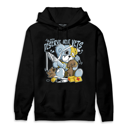 Blue Grey 13s Hoodie Match Veterinary BER - NastyJamz