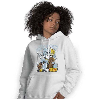 Blue Grey 13s Hoodie Match Veterinary BER - NastyJamz