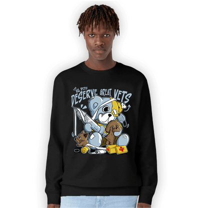 Blue Grey 13s Sweatshirt Match Veterinary BER - NastyJamz