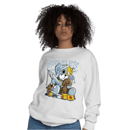 Blue Grey 13s Sweatshirt Match Veterinary BER - NastyJamz