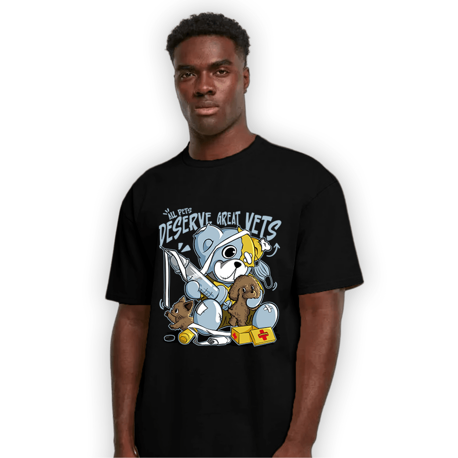Blue Grey 13s T Shirt Match Veterinary BER - NastyJamz