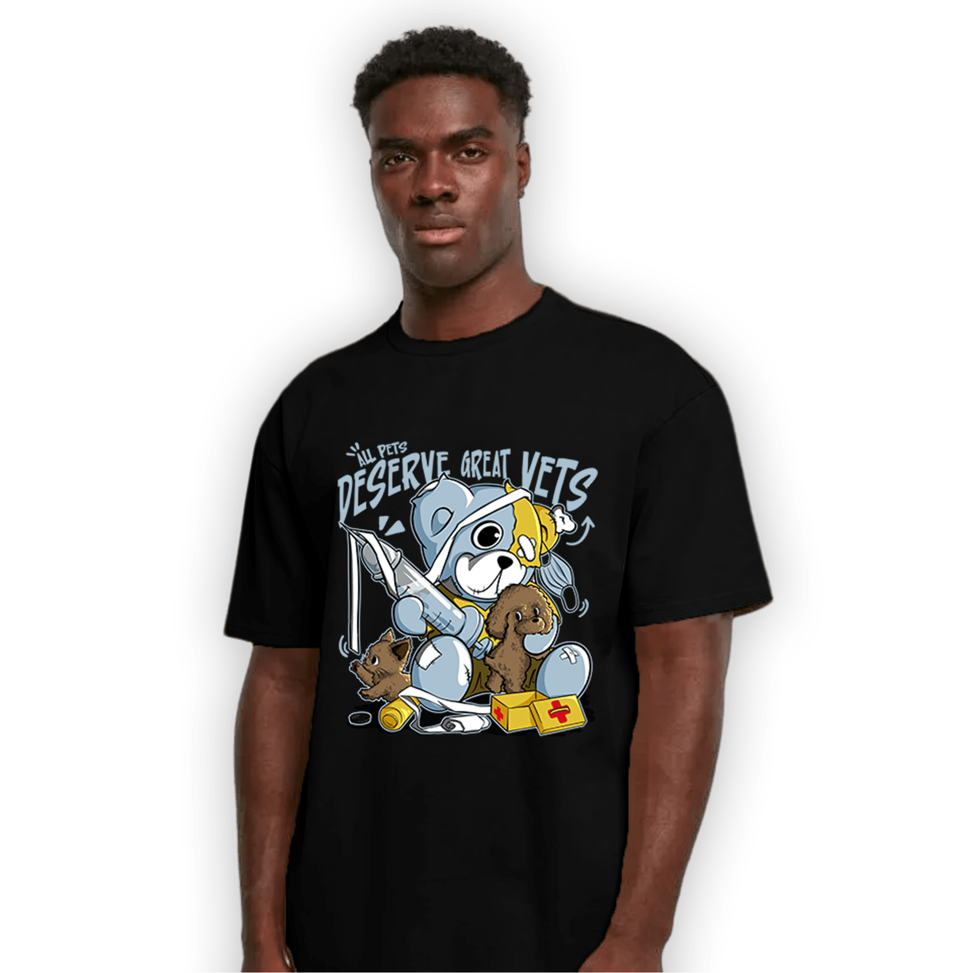 Blue Grey 13s T Shirt Match Veterinary BER - NastyJamz