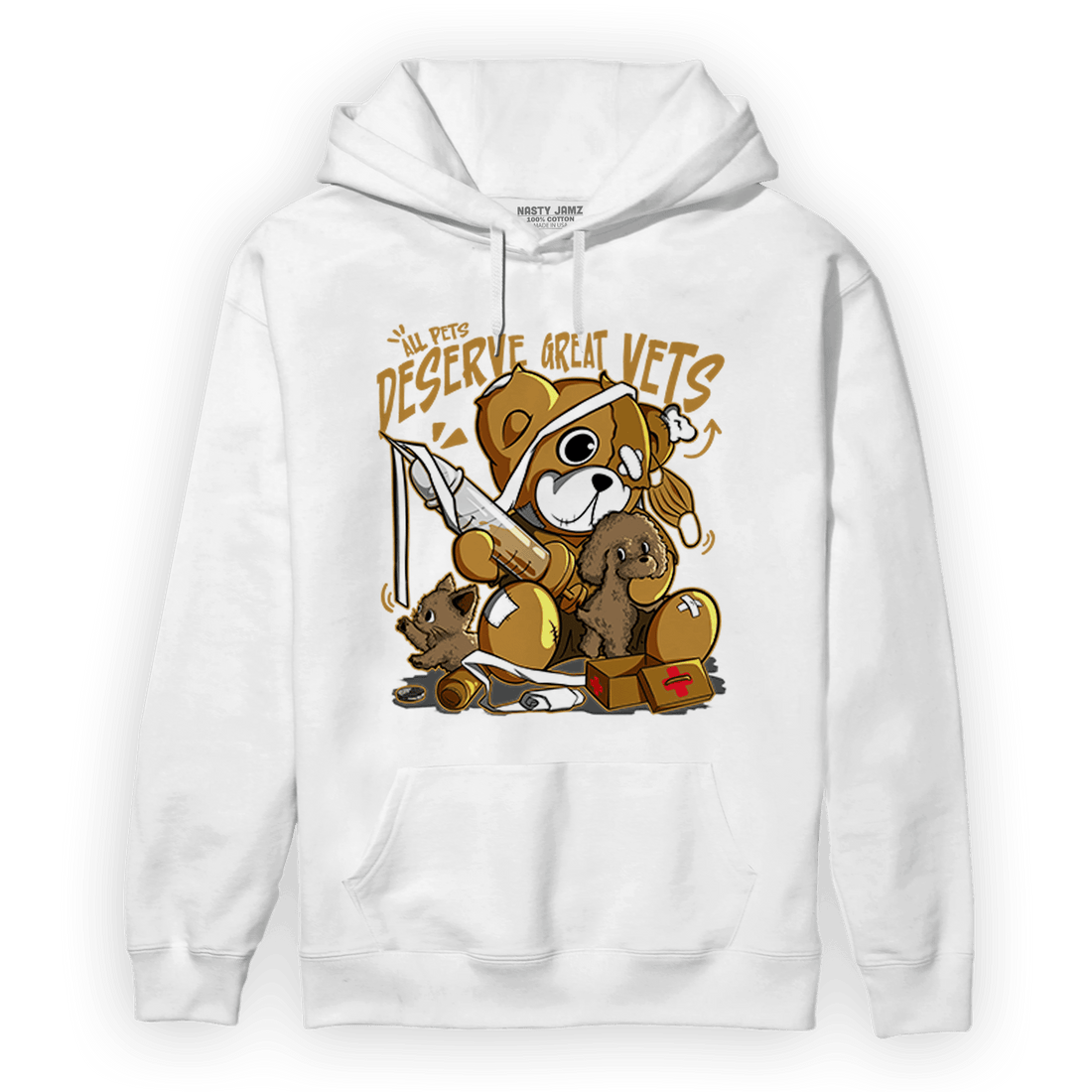Wheat 13s Hoodie Match Veterinary BER - NastyJamz