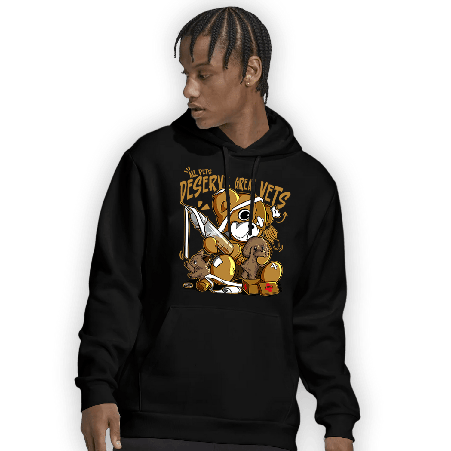 Wheat 13s Hoodie Match Veterinary BER - NastyJamz