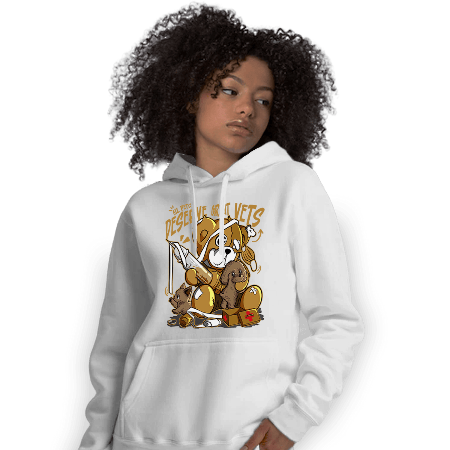 Wheat 13s Hoodie Match Veterinary BER - NastyJamz