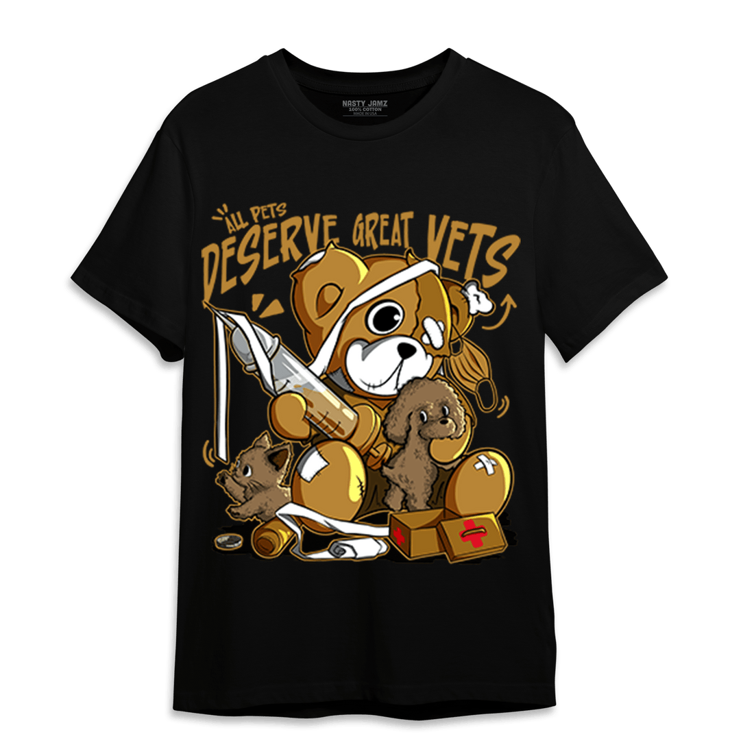 Wheat 13s T Shirt Match Veterinary BER - NastyJamz