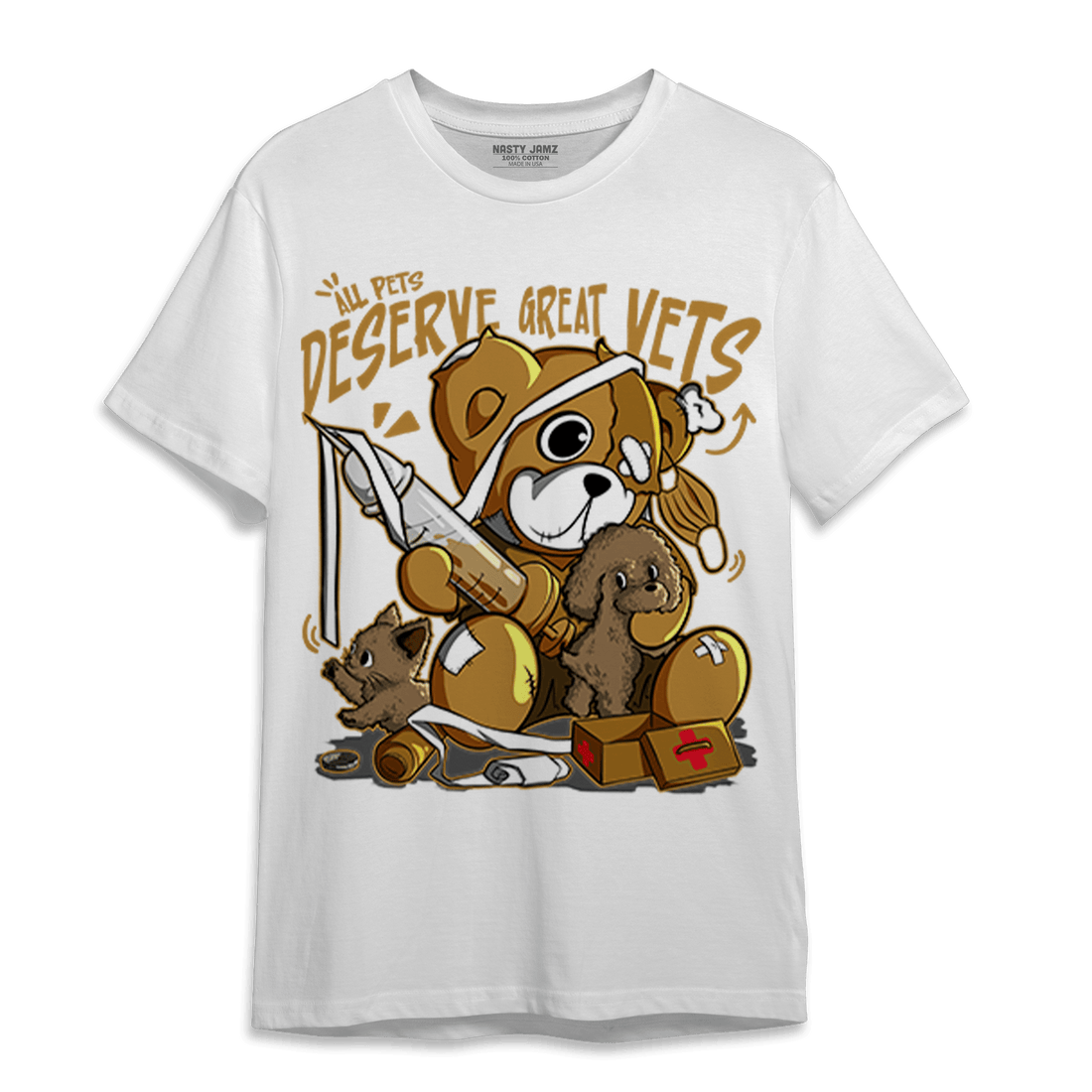 Wheat 13s T Shirt Match Veterinary BER - NastyJamz