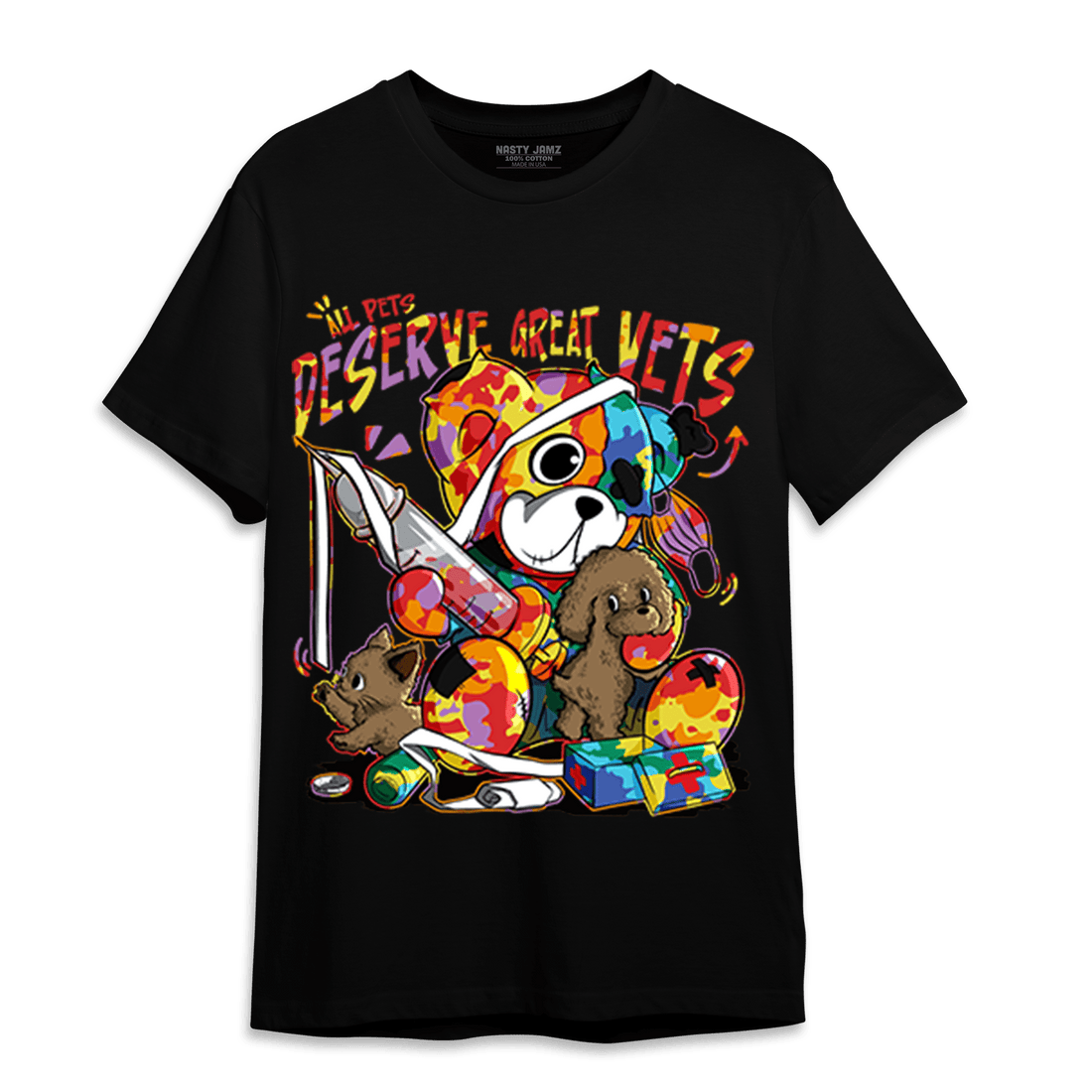 Mid GS Six Championships 1s T Shirt Match Veterinary BER - NastyJamz