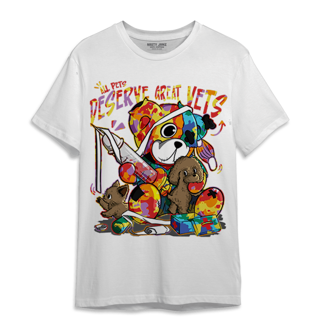 Mid GS Six Championships 1s T Shirt Match Veterinary BER - NastyJamz