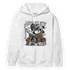 Retro High OG Black White 1s Hoodie Match Veterinary BER - NastyJamz