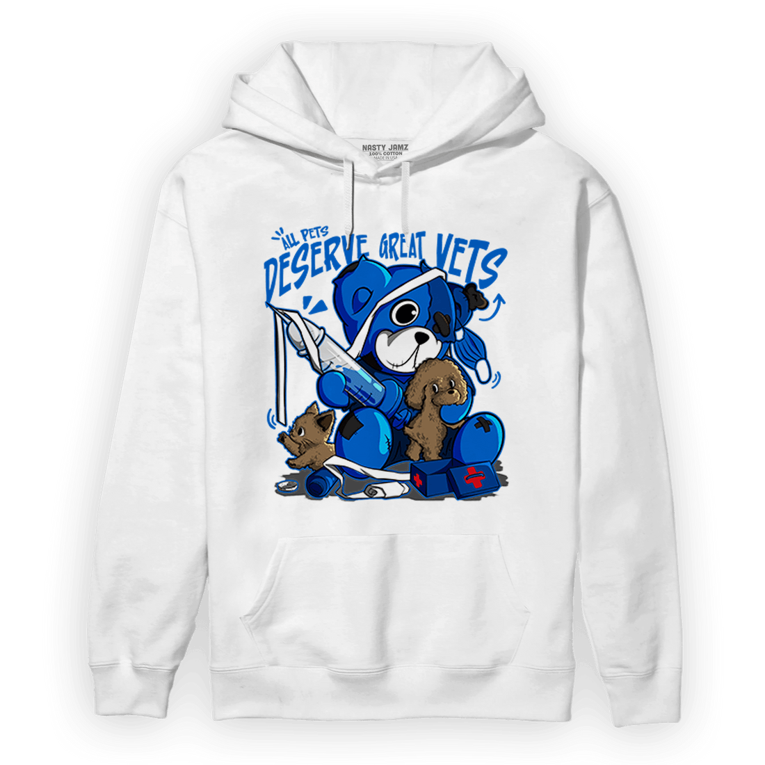 Royal Reimagined 1s Hoodie Match Veterinary BER - NastyJamz