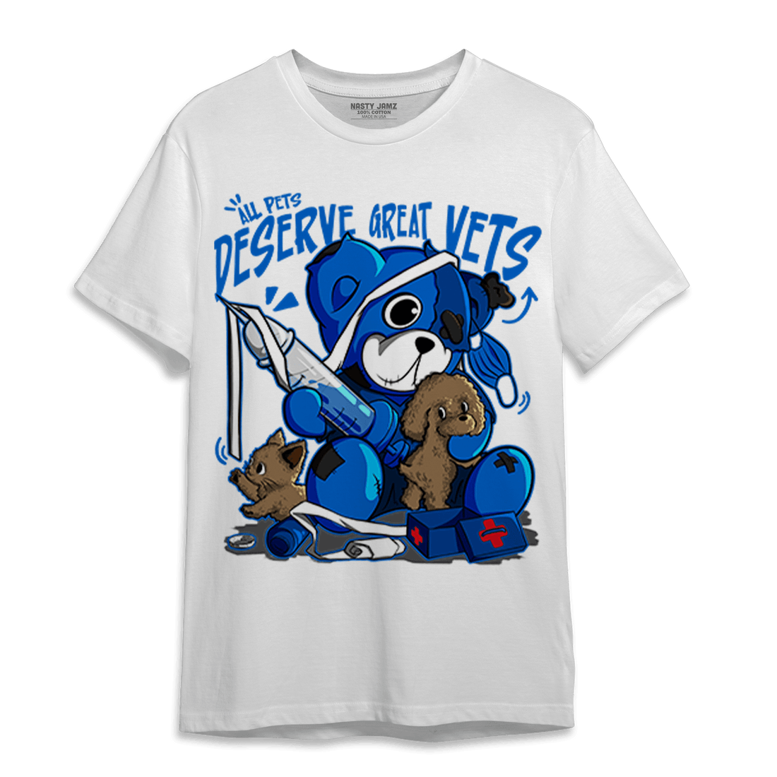 Royal Reimagined 1s T Shirt Match Veterinary BER - NastyJamz