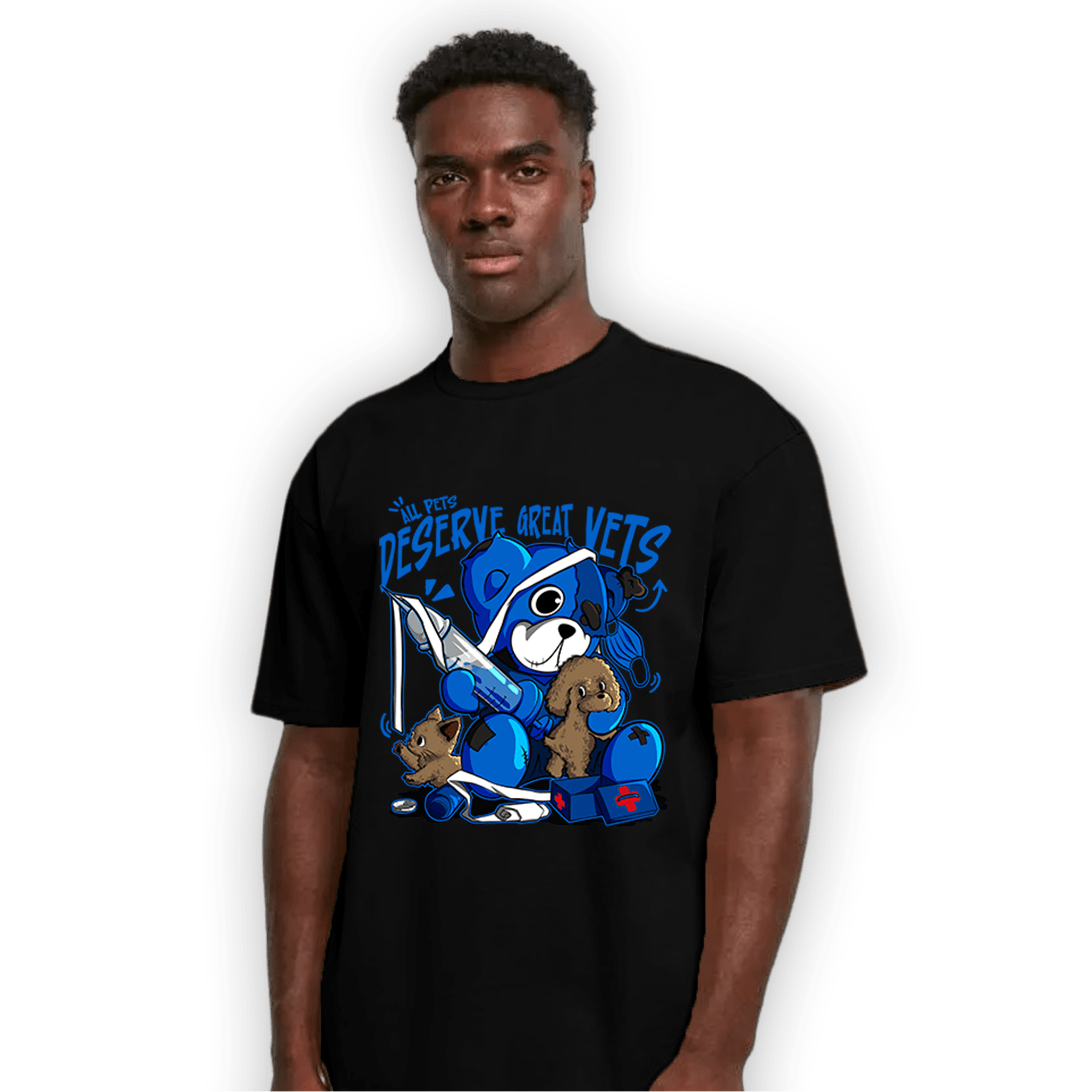 Royal Reimagined 1s T Shirt Match Veterinary BER - NastyJamz