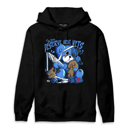 University Blue Toe 1s Hoodie Match Veterinary BER - NastyJamz