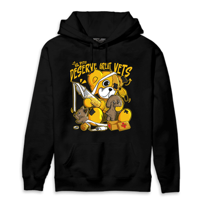 Yellow Ochre 1s Hoodie Match Veterinary BER - NastyJamz