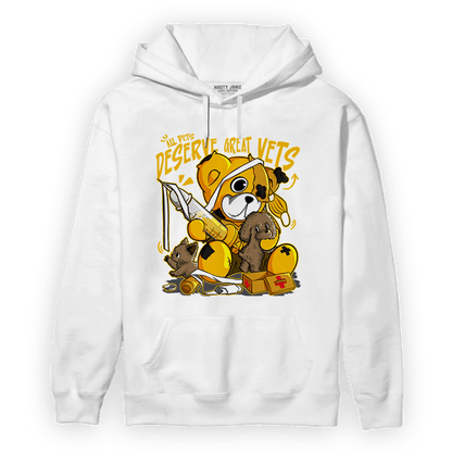 Yellow Ochre 1s Hoodie Match Veterinary BER - NastyJamz