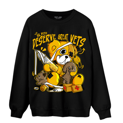 Yellow Ochre 1s Sweatshirt Match Veterinary BER - NastyJamz