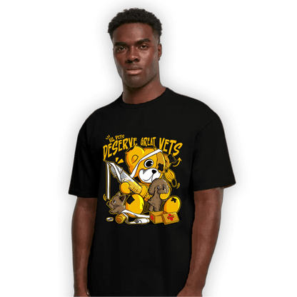 Yellow Ochre 1s T Shirt Match Veterinary BER - NastyJamz