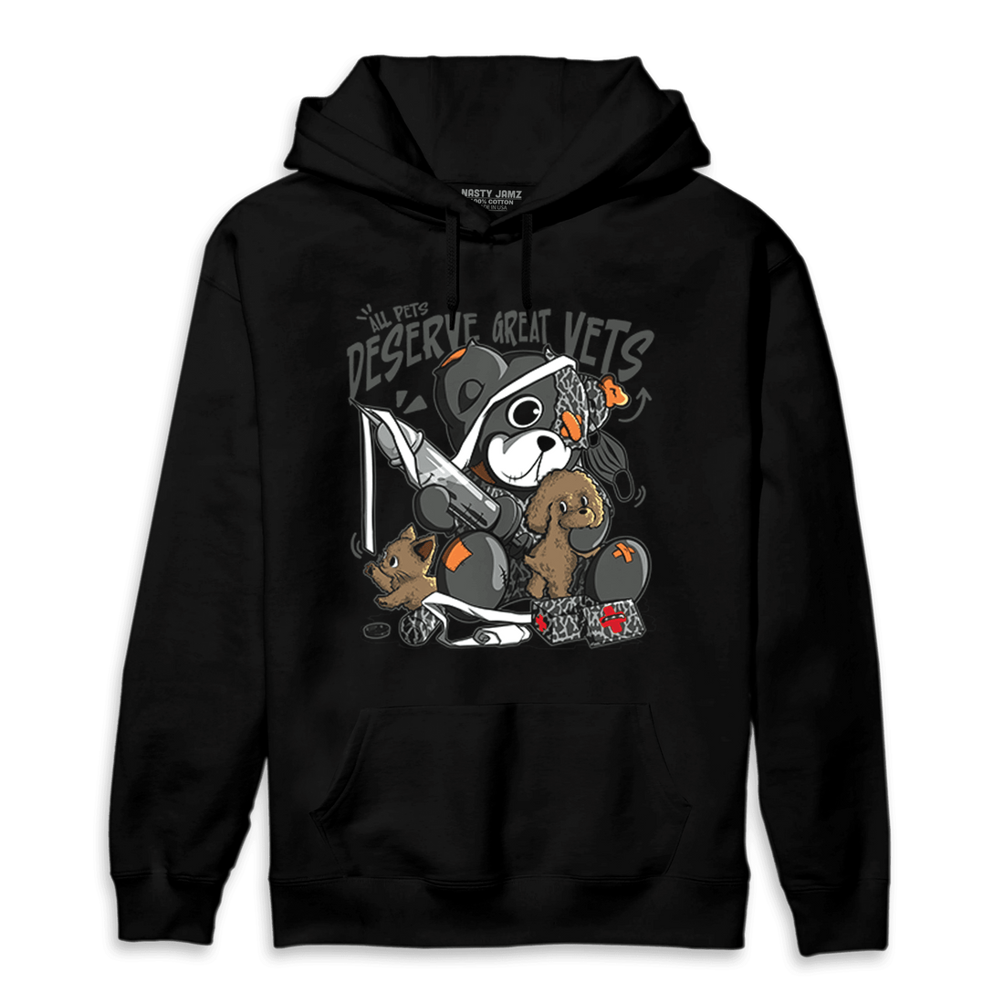 Fear Pack 3s Hoodie Match Veterinary BER - NastyJamz