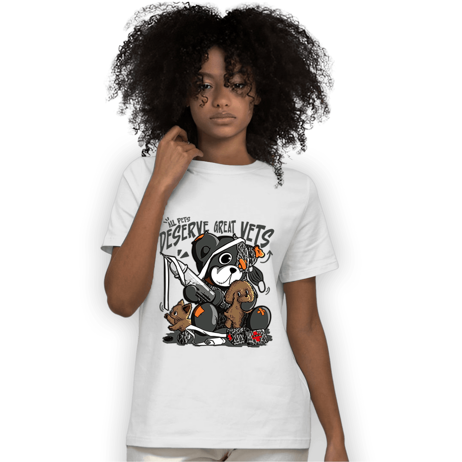 Fear Pack 3s T Shirt Match Veterinary BER - NastyJamz