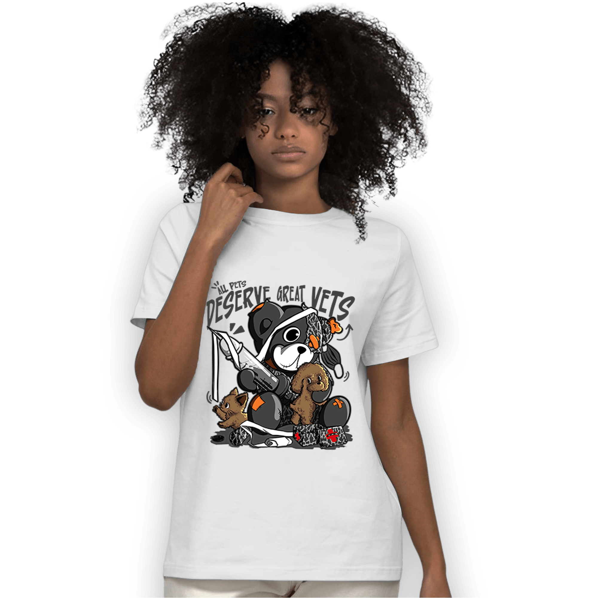 Fear Pack 3s T Shirt Match Veterinary BER - NastyJamz