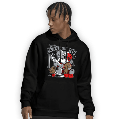 Bred Reimagined 4s Hoodie Match Veterinary BER - NastyJamz