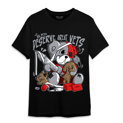 Bred Reimagined 4s T Shirt Match Veterinary BER - NastyJamz