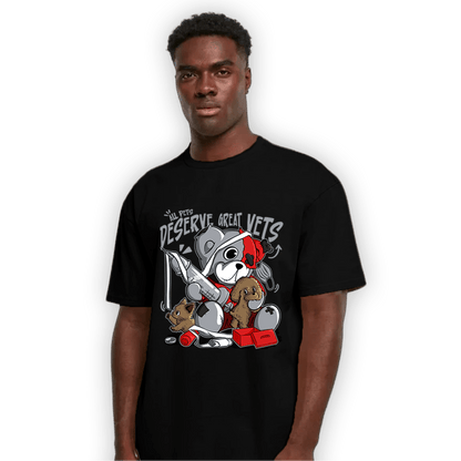 Bred Reimagined 4s T Shirt Match Veterinary BER - NastyJamz