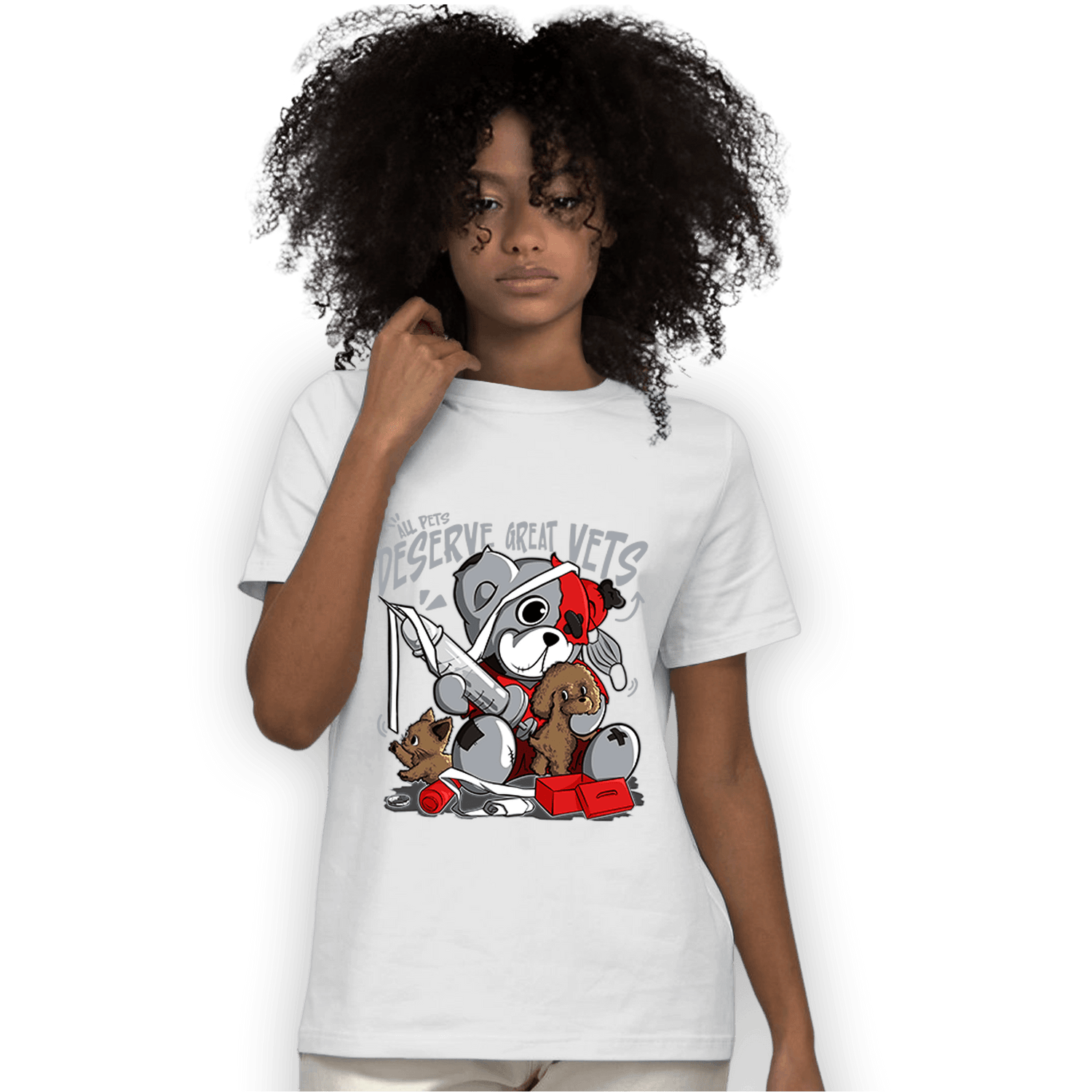 Bred Reimagined 4s T Shirt Match Veterinary BER - NastyJamz