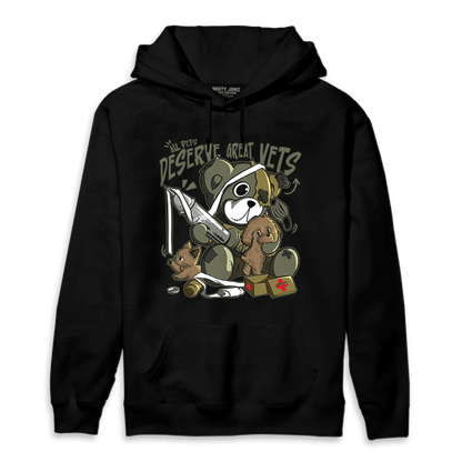 SE Craft Medium Olive 4s Hoodie Match Veterinary BER - NastyJamz