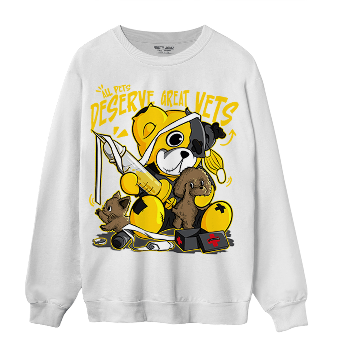 Thunder 4s Sweatshirt Match Veterinary BER - NastyJamz
