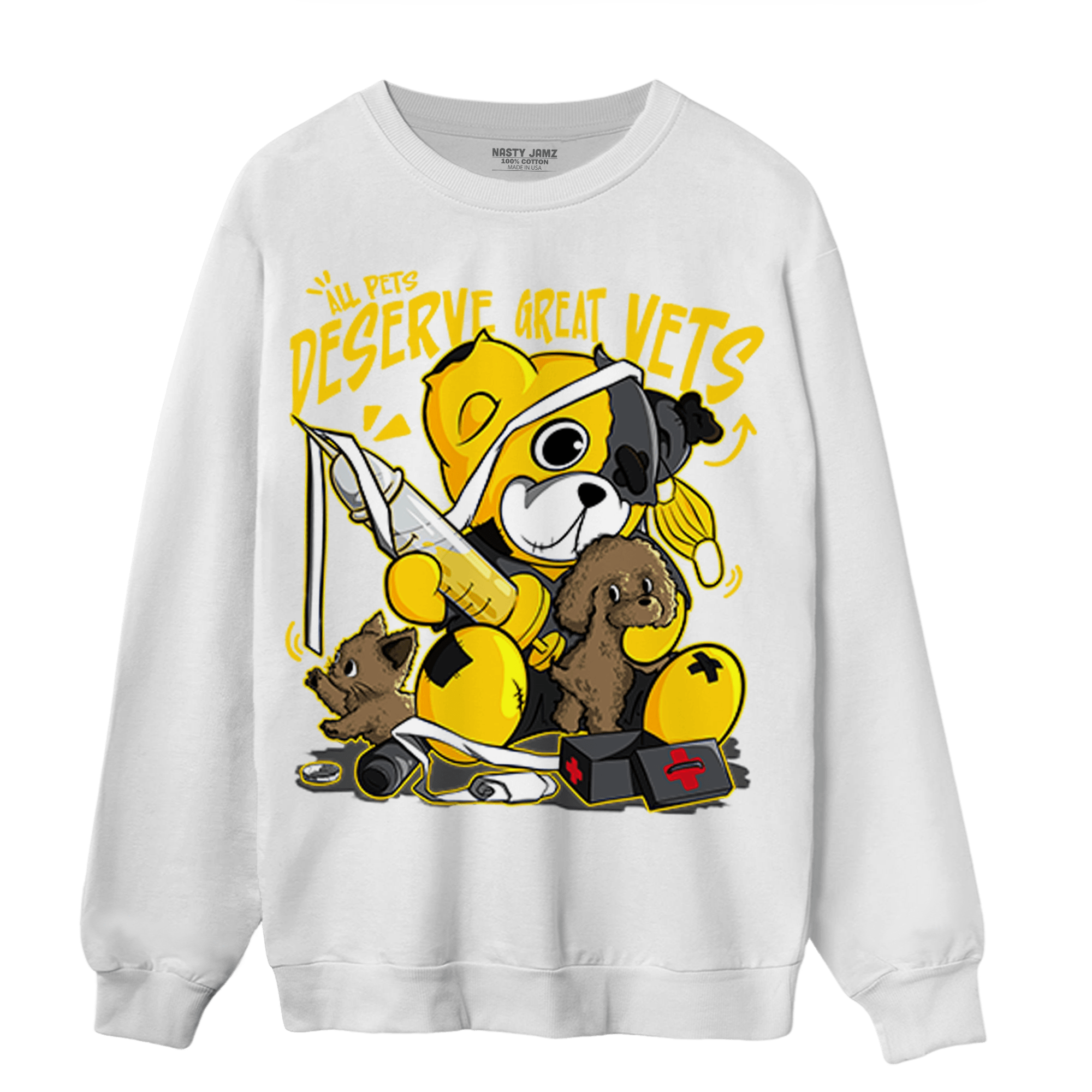Thunder 4s Sweatshirt Match Veterinary BER - NastyJamz