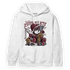 Burgundy 5s Hoodie Match Veterinary BER - NastyJamz