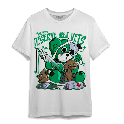 Lucky Green 5s T Shirt Match Veterinary BER - NastyJamz