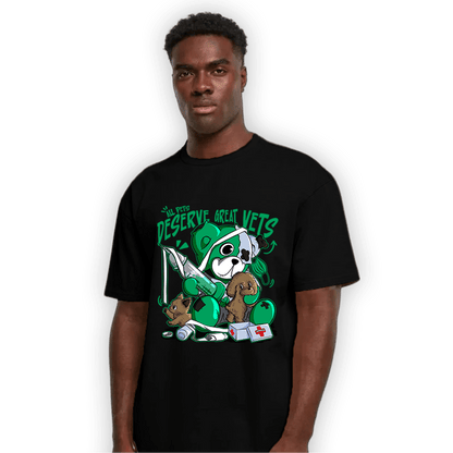 Lucky Green 5s T Shirt Match Veterinary BER - NastyJamz
