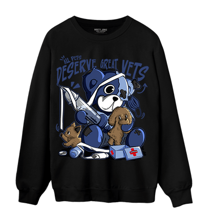 Midnight Navy 5s Sweatshirt Match Veterinary BER - NastyJamz